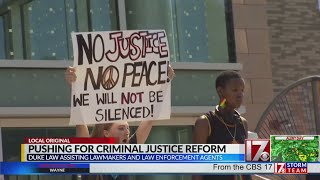 Duke Law assisting lawmakers, officers with reform efforts