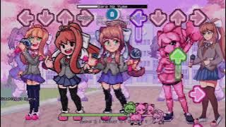 Presidents identity dream [Bara no yume HD trio vs Pixel duo] [♡JUST MONIKA♡] [Gameplay version]