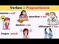 German Verbs with Prepositions | Verben mit Präpositionen mit Beispielen  | Learn German A2 B1