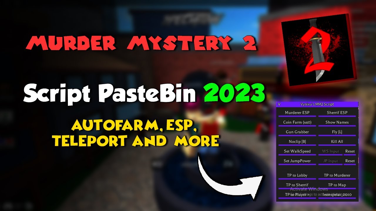 CELL/PC] Murder Mystery 2 Script MM2 - Auto Farm/Esp/Coin/Egg (2023  Pastebin) 🔥 