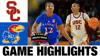 #1 USC vs Kansas Highlights | 2024 NCAA Women's Basketball Championship | College Basketball