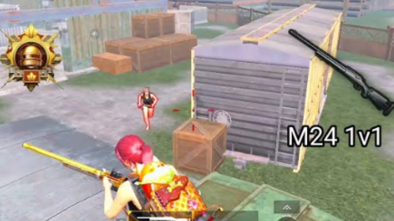 M24 🔥 challenge Asad vs Wariya gaming # 1vs1