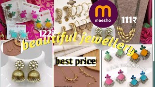 *Huge *Meesho jewellery haul 🛍️*meesho beautiful jewellery mangalsutra/ earring /jhumka/#meesho