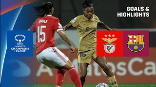 LISBON GOAL-FEST | Benfica vs. Barcelona Highlights (UEFA Women’s Champions League 2022-23)