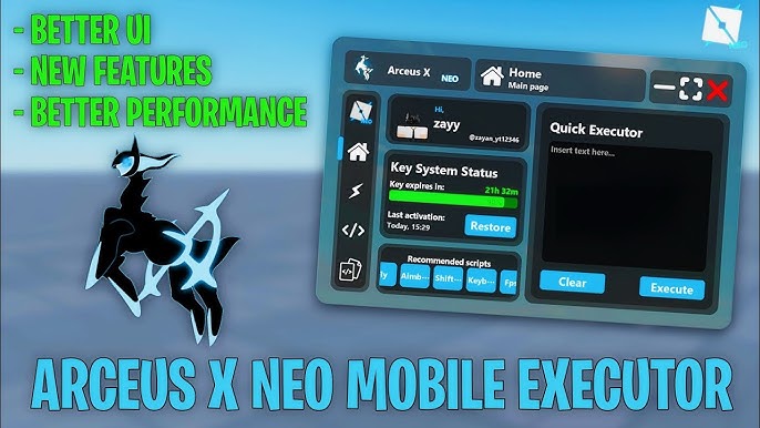 Arceus X NEO 1.0.5, BEST EXECUTOR EVER?