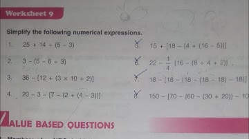 Dav  Class 6 Math Chapter 1 Worksheet 9 || Natural Numbers And Whole Numbers || @madhubanclasses