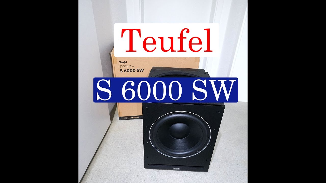 Teufel S 6000 SW Subwoofer – ausgepackt