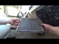 Replacing cabin filter and cleaning AC evaporator on a Volvo