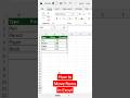 How to Move Rows in Excel #excel #moverows #exceltips