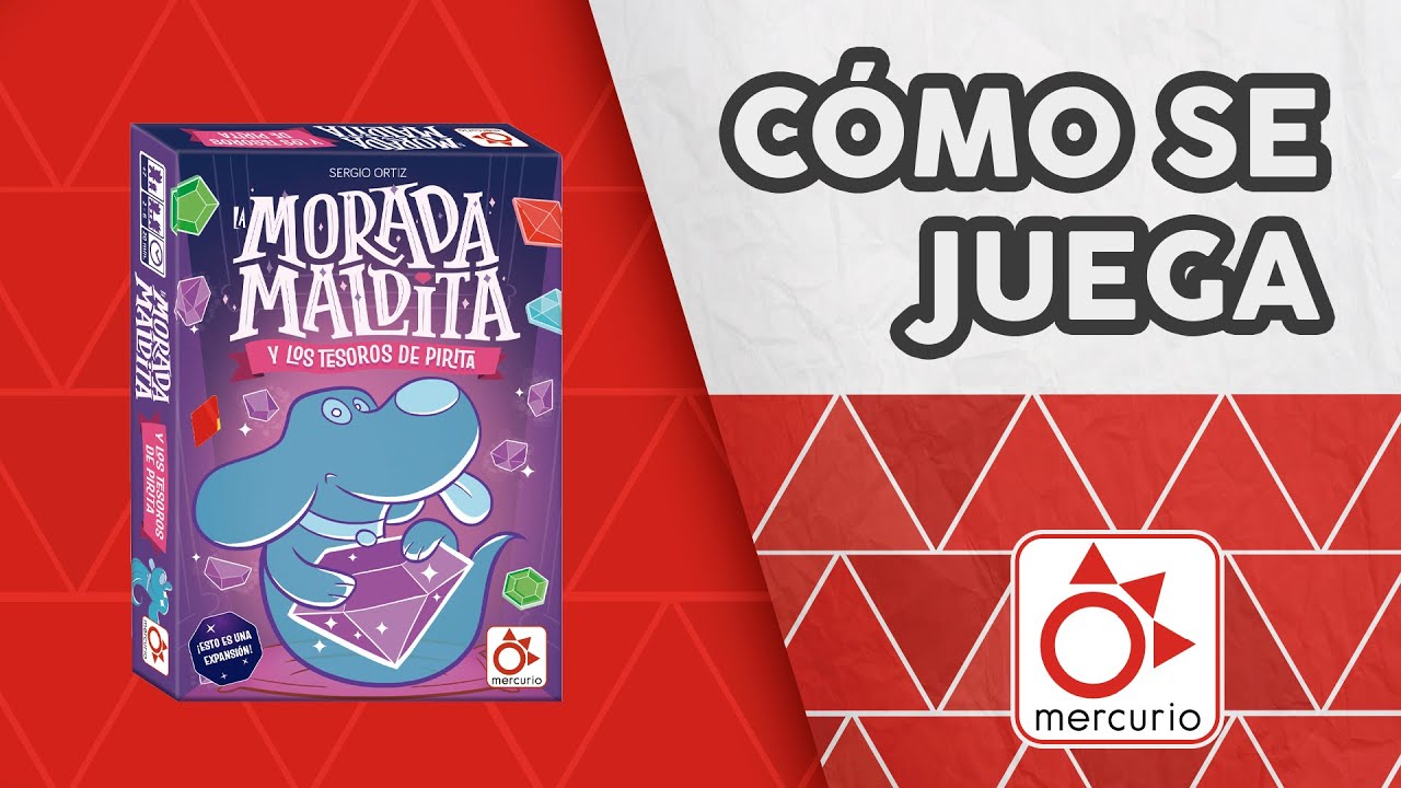 Mercurio – Los Tesoros De Pirita, Expansión De La Morada Maldita Con Nuevas Cartas, Losetas Y Modos De Juego Para 2-6 Jugadores Desde 7 Años