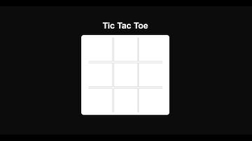 สร้างเกม Tic Tac Toe ง่ายๆด้วย JavaScript, HTML และ CSS