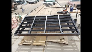 Adding the cross bars  Adding a Dovetail on a Gooseneck Trailer  PART 2