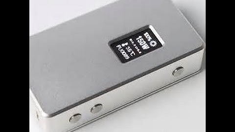 Cloupor T8 150w box mod full review