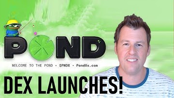 POND Coin DEX Launches! Up Big Today