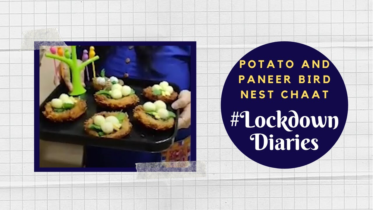 Potato and Paneer Bird Nest Chaat | #LockdownDiaries | Rachana Ashish Jain | #FansAtHome | Sanjeev Kapoor | Sanjeev Kapoor Khazana  | TedhiKheer