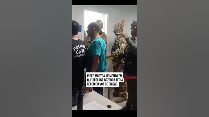 Veja o momento em que Deolane Bezerra teria recebido voz de prisão.