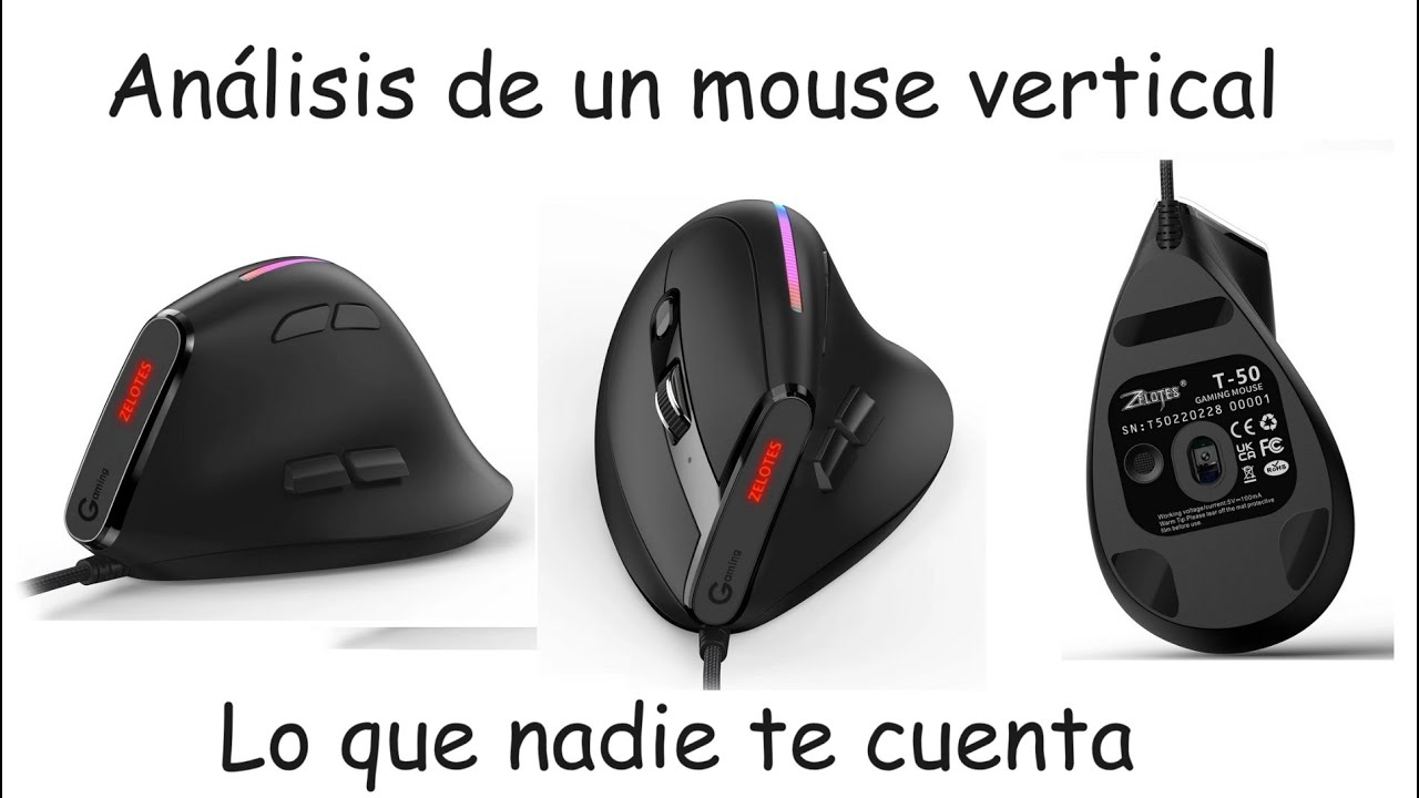 Análisis y características de un mouse vertical. Lo que nadie te cuenta.  Labotecnolgia