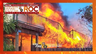 Two-Story Residential Structure Fire in Banning // Report on Conditions // November 29, 2023