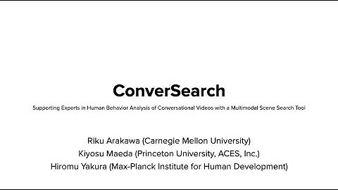 ConverSearch (TiiS2024)