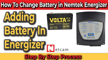 How to change Battery In Nemtek Energizer | Adding Battery In Energizer #nemtek #netcamsolutions