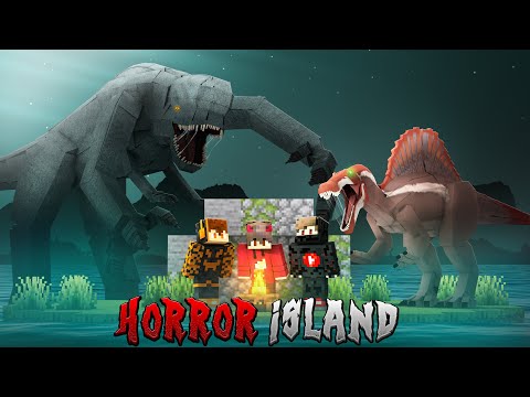 We Survived ISLAND With Every HORROR DINOSAUR In Minecraft..!