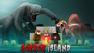 We Survived ISLAND With Every HORROR DINOSAUR In Minecraft..!