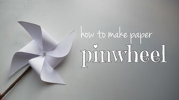 how to make paper windmill / pinwheel | Easy paper craft for kids !!
