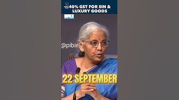 “New GST Reform 2025: Govt’s Big Decision from 22 September #facts #shorts #goviral