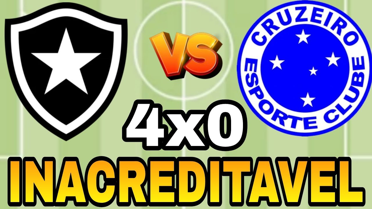QUE JOGO FOI ESSE! NÃO DÁ PRA ACREDITAR! BOTAFOGO X CRUZEIRO - YouTube