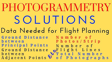 Flight Planning in Photogrammetry | Aerial Mapping/Survey | Calculations of Flight Planning Data