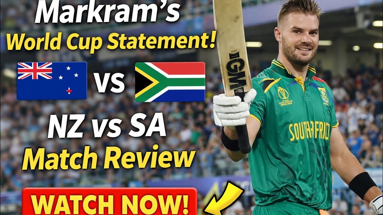 NZ challenged… Markram answered!