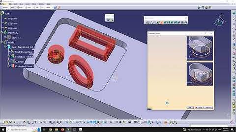 CATIA V5 - Functional Modeled Part (Part 2) - Protected Feature