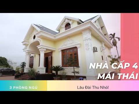 Mẫu Nhà Cấp 4 Đẹp Tân Cổ Điển Giá 4 Tỷ Ví Như Lâu Đài Thu Nhỏ Do Kisato Thiết Kế Tại Đông Anh Hà Nội