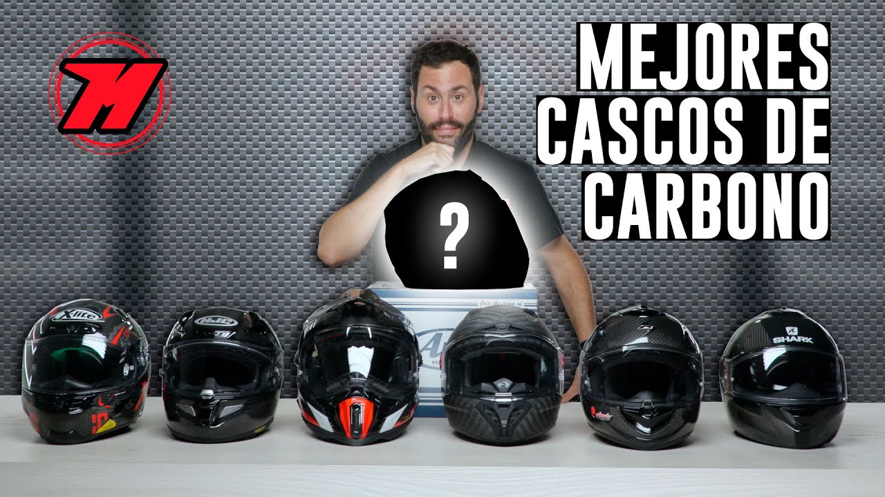 Mejores cascos de MOTO DE CARBONO. ¿Cuál elegir? 🤔🔝 