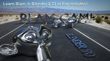 Blender 2.73 Blam Camera Mapping Tutorial.  Five minutes!