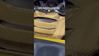 Craziest option! 24k gold heat shields 🤑 #hypercars #luxurycar ￼