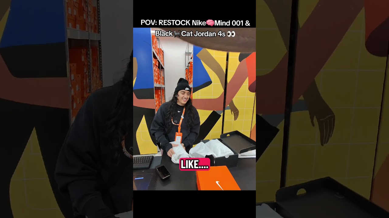 Restock Nike Mind 001 Slides and Black Cat Jordan 4 