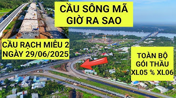 Toàn bộ đường dẫn Cầu Rạch Miễu 2 Bến Tre, tăng tốc thi công điểm cuối gói thầu XL06 & Cầu Sông Mã