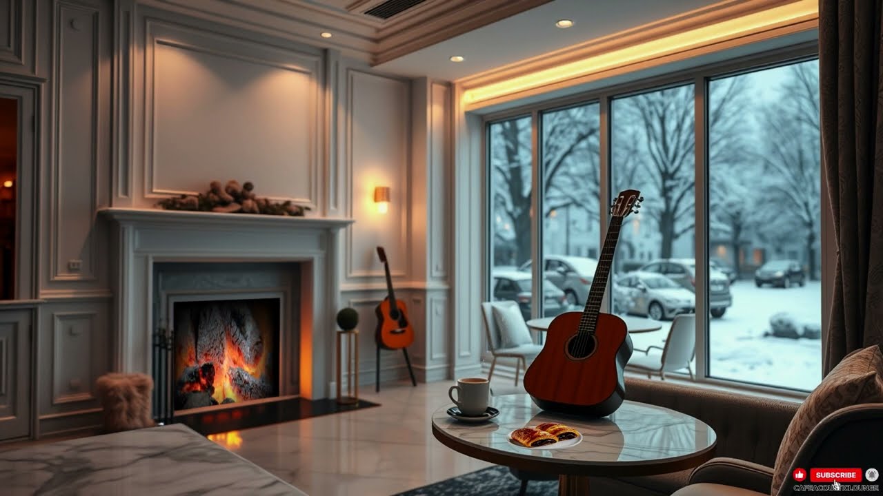 Smooth Acoustic Guitar for Sleep | Peaceful Cafe (No Ads)