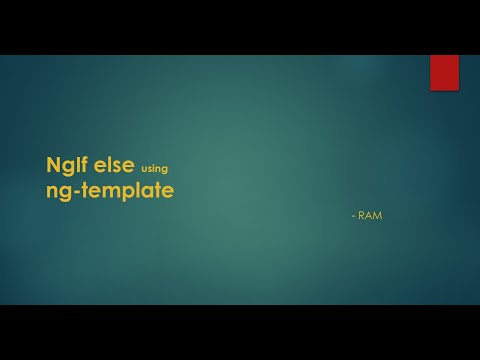 NgIf else in Angular
