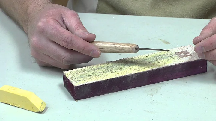 How to sharpen using the Flexcut Knife Strop