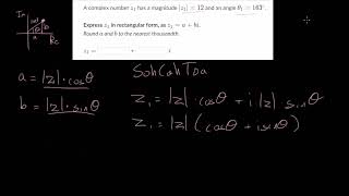 Complex Numbers from Absolute Value and Angle