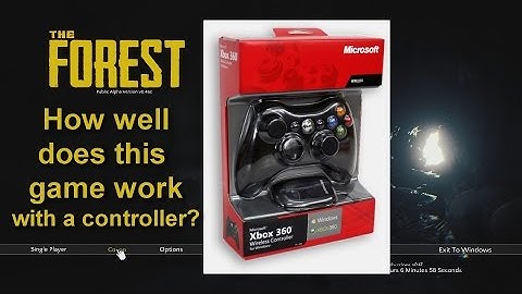 The Forest - Is it good With an  xbox 360 wired controller?