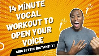 14 Minute Vocal Workout To Open Your Voice!  Sound Better Singing Instantly!