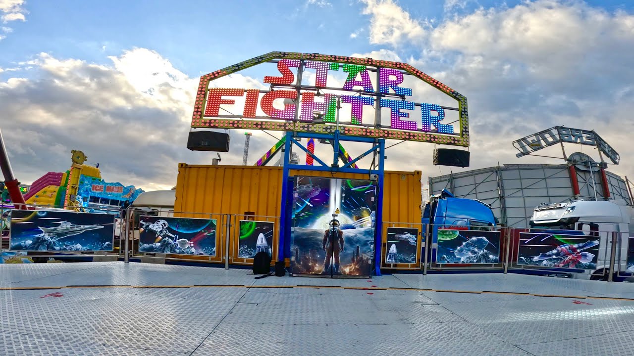 Fighter Ride Fair Star Fighter (Raecher Hiscoe) On Ride Hull Fair 2024 - YouTube