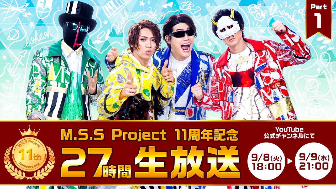 Mssp11周年記念 27時間生放送 Part1 Mssp M S S Project Youtube