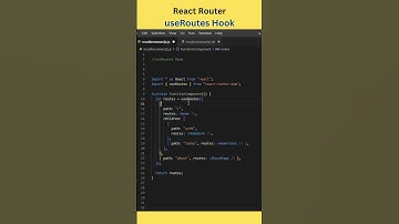 Must Know #react router useRoutes hook concept #shorts #hindi