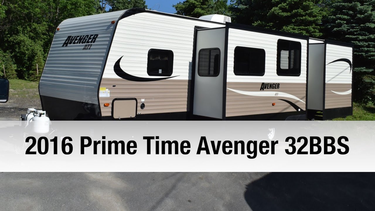 2016 Prime Time Avenger 32BBS Travel Trailer YouTube