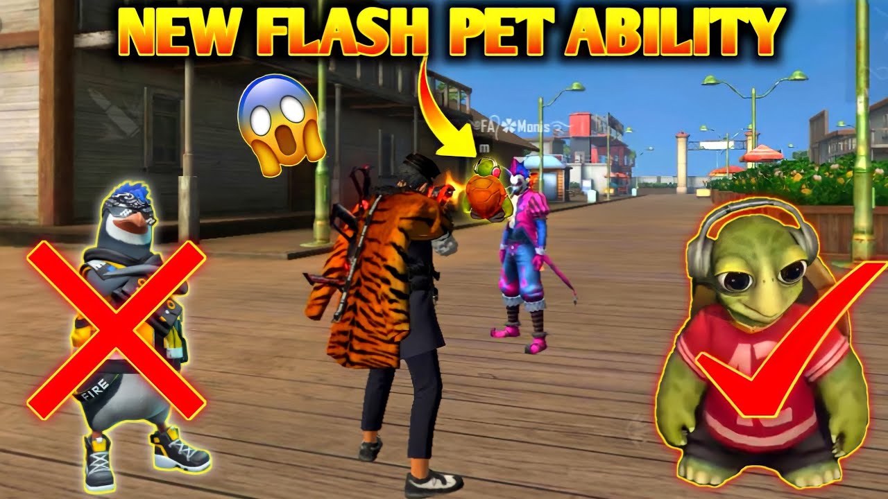 flash pet ability in free fire 🔥 | new pet ability of free fire | free fire new pet