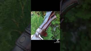 Leatherwork Á Là Zen... A Big Chunk Of Sheath From 5 Mm Leather, Make For A Big Knife